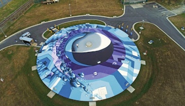 Some Treatment Plant Murals Are Flat. Here's One That Is Round.