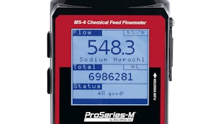 Solutions for Water Treatment: The Sonic-Pro MS-6 Chemical Feed Flowmeter
