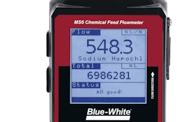 Ultrasonic Meter Easily and Accurately Measures Chemical Feed