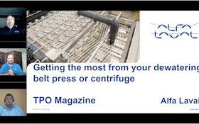 Optimizing Your Dewatering Belt Press or Centrifuge to Reduce Operating and Maintenance Costs