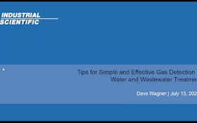 Tips for Simple and Effective Gas Detection in Water and Wastewater