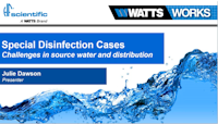 Webinar: Special Disinfection Cases: Challenges in Source Water and the Distribution System