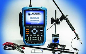AEGIS digital oscilloscope shaft voltage tester