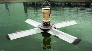 Aqua-Aerobic self-deploying segmented float