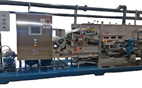 Belt Filter/Rotary Presses - Bright Technologies 0.6-meter skid-mounted belt filter press