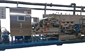 Belt Filter/Rotary Press - Bright Technologies 0.6-meter skid-mounted belt filter press