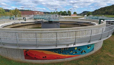 Colorful Circular Clarifiers Carry a Vital Message to a Community