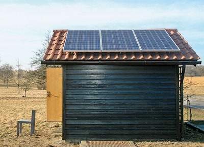 Holding System Uses Renewable  Energy for Remote Operation
