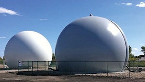 Biogas - JDV Equipment Corporation Double Membrane Biogas Holder