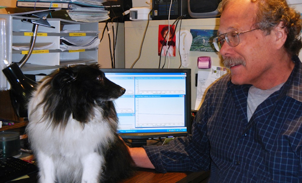 Loyal Sheltie helps water utility manager receive alarms