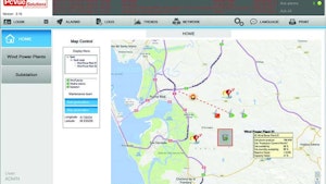 PcVue SCADA software with GEO map control