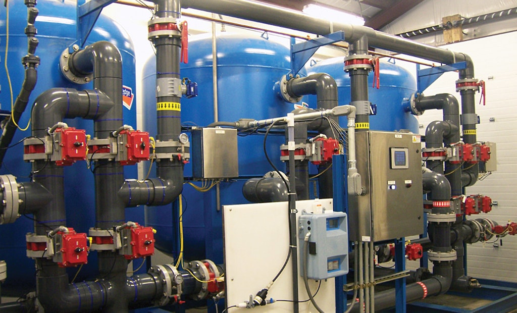 Biological filtration for groundwater treatment