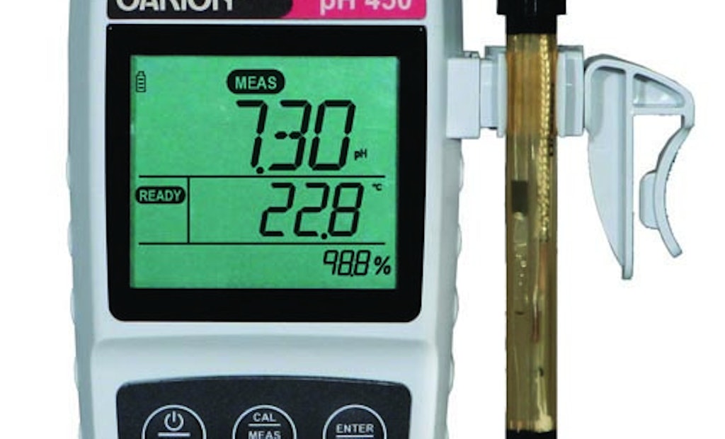 Portable pH, Conductivity And DO Meters Compensate For Fluctuating Temperature