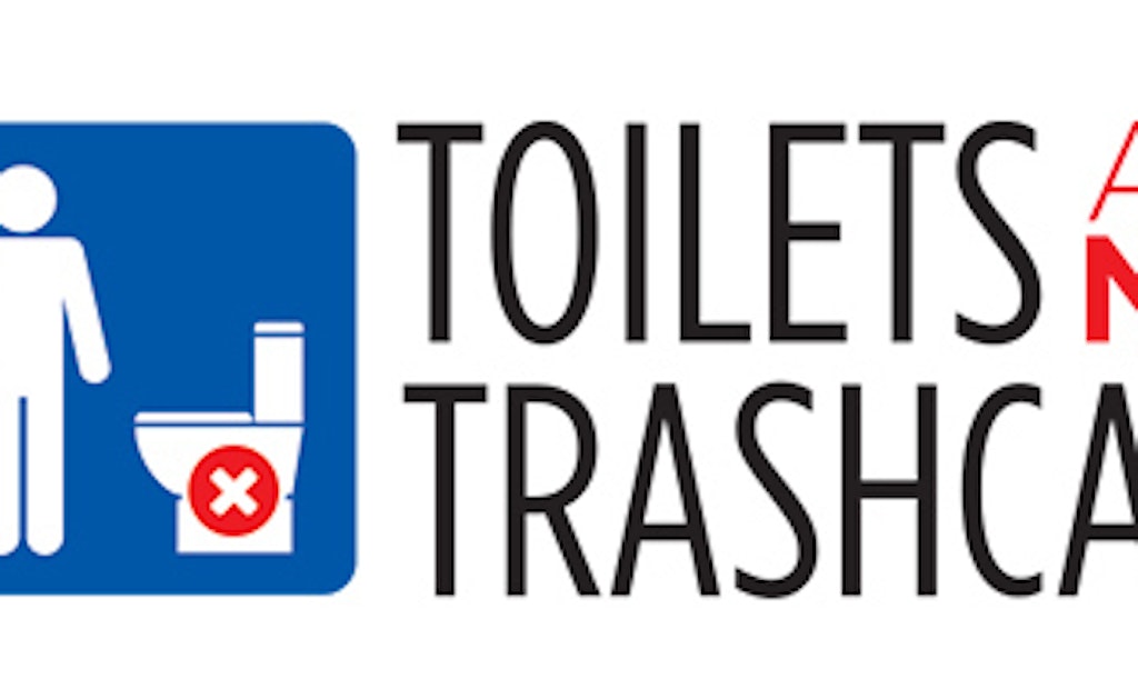 A Toilet Is Not a Trashcan, Says NACWA