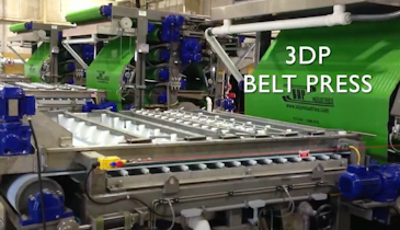 Reliable, High-Performance Dewatering With the 3DP Belt Press