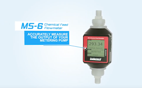 MS-6 Chemical Feed Flowmeter for Municipal Applications